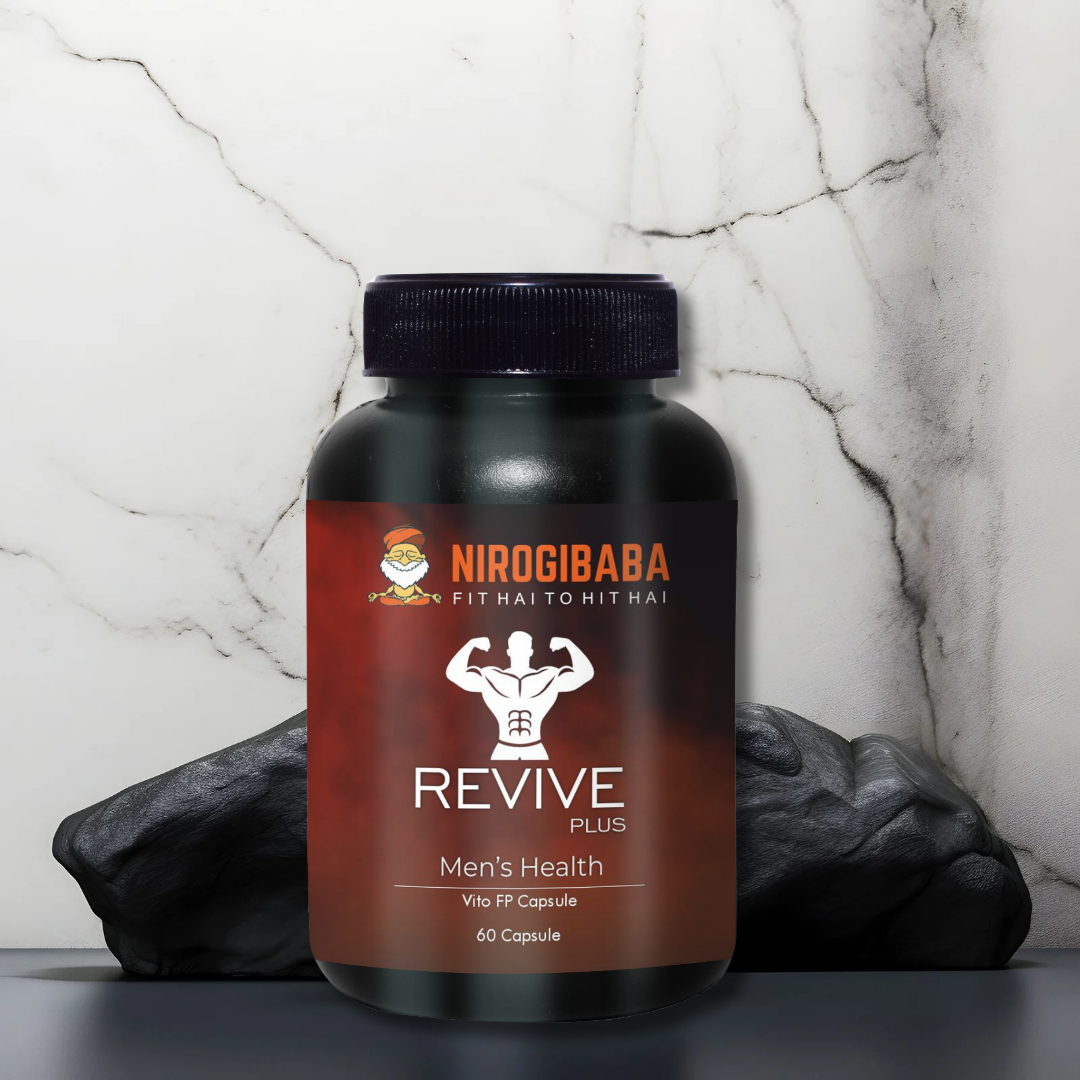 Nirogibaba Revive Plus Capsule for Men Stamina, Strength, Vigour, virility.